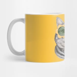 Mellow Yellow Cat Mug